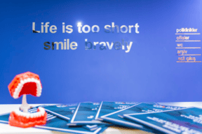 Life is too short, smile bravery